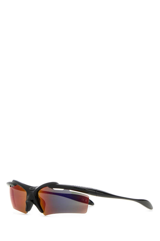 Balenciaga Black Acetate Turbo Rectangleサングラス - Image 1
