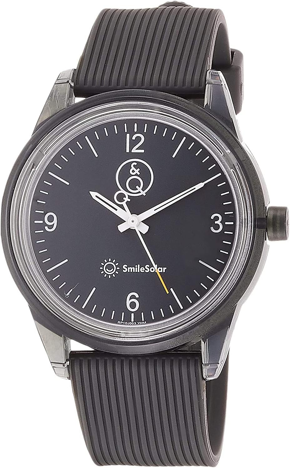 Citizen Q&Q RP10/RP20 Analog Wristwatch, Smile Solar, Waterproof, Urethane Strap, gray
