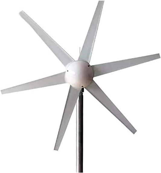 風力タービン、6枚羽根12V 24V風力タービン、1m/秒、風速400W三相風力発電機、24V(24V)