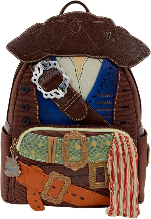 Loungefly Disney: Jack Sparrow - Piratas del Caribe - Mini mochila cosplay - Ideal para niños y adultos - Bolsas coleccionables