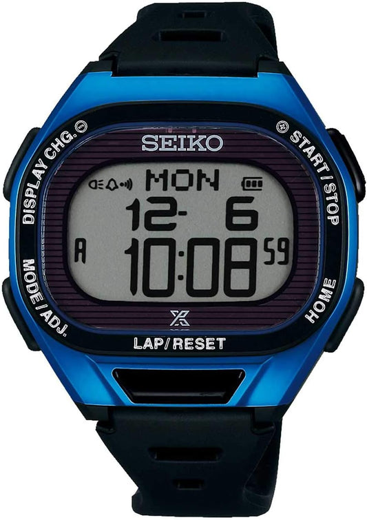 Seiko SBEF049 Prospex Super Runners S690 Ultra-thin Solar Sports Shop Limited Model (Metallic Blue)