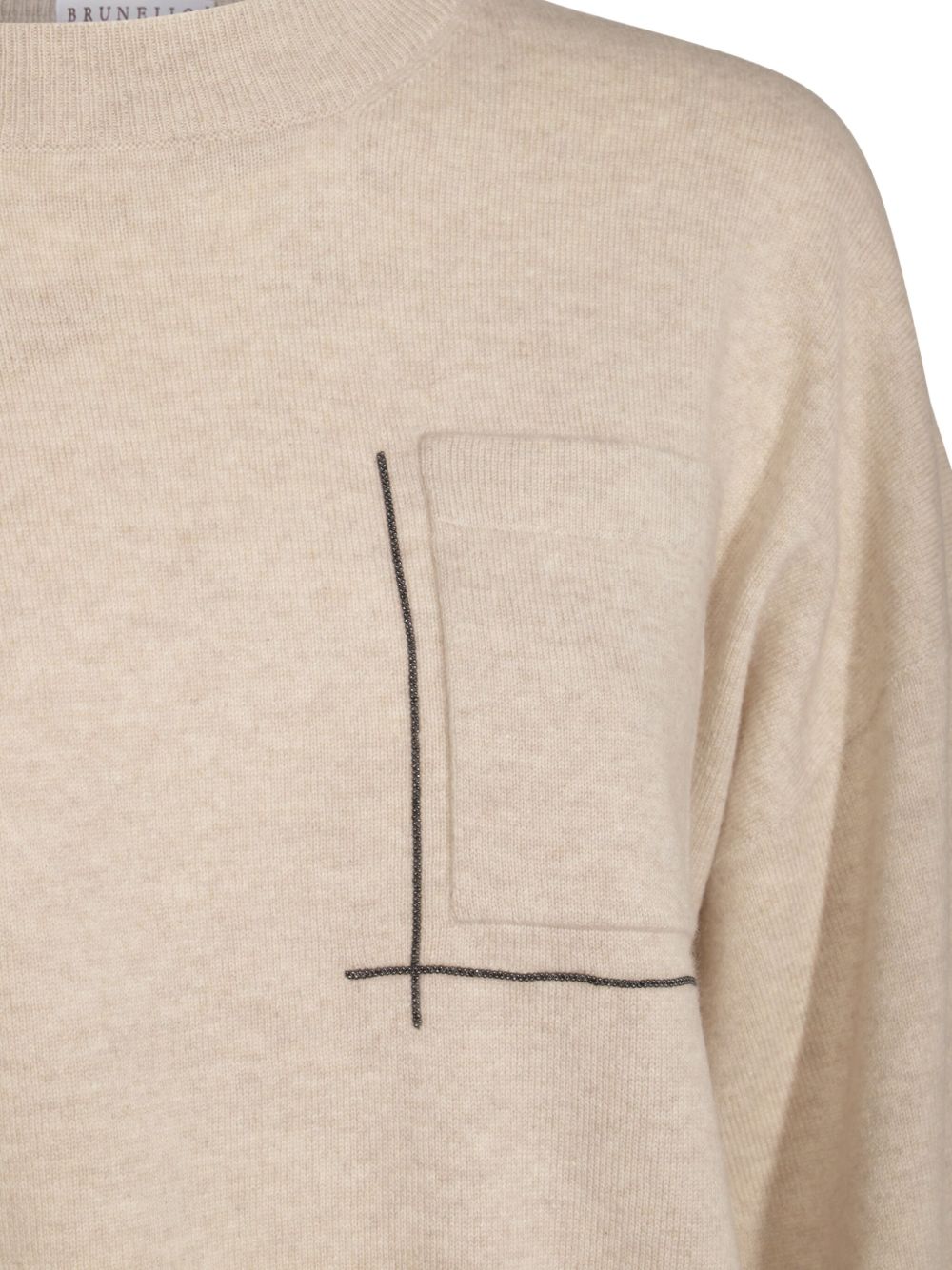 Brunello Cucinelliシルクとウールブレンドセーター - Image 1