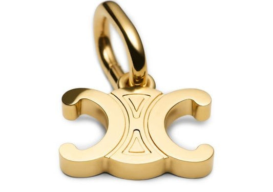 CELINE Charms Triomphe in brass with gold finish - Image 1