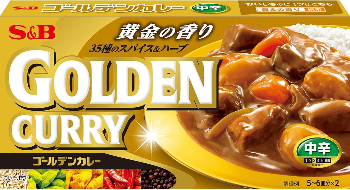 SB Foods Golden Curry Medium Spicy 6.7 oz (198 g)