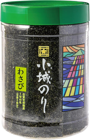Koagi Oori Wasabi Seaweed, 8 Pieces, 40 Pcs, Seasoned Seaweed, Produced in Ariaki Seaweed, Saga Prefecture, Premium Quality Rice Gourmet