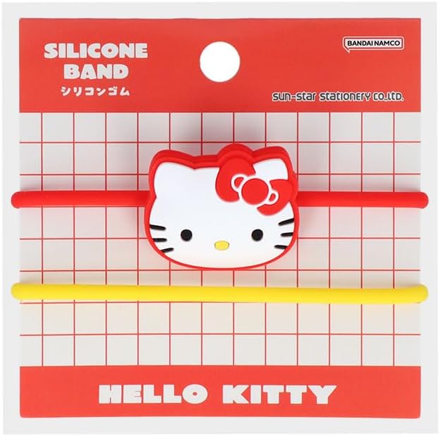 Sun-Star Stationery S8106665 Hello Kitty Sanrio Characters, Silicone Rubber, Mascot, Hello Kitty
