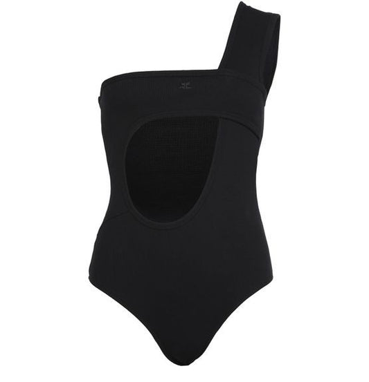 COURREGES ループバックル 90's リブ ボディスーツ - Image 1