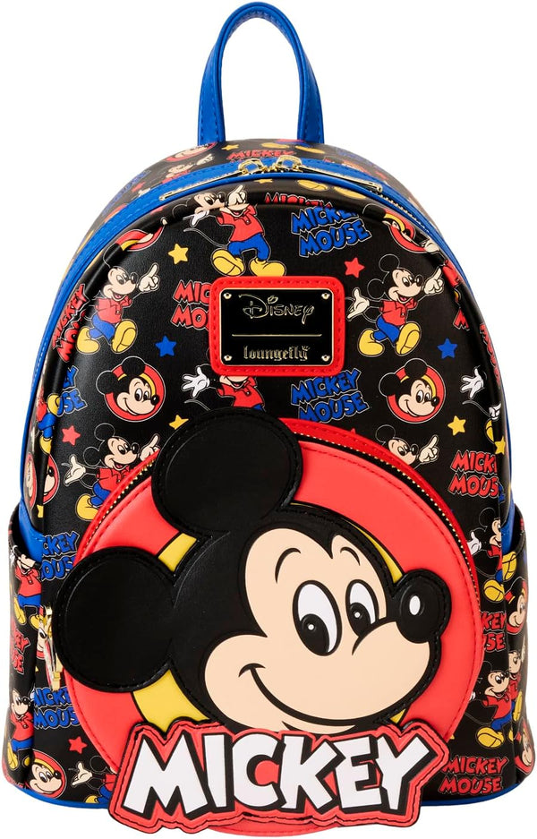 Loungefly Mini mochila clásica de Mickey y sus amigos de Disney