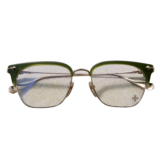 CHROME HEARTS 'SLUNTRADICTION' GREEN/GOLD GLASSES