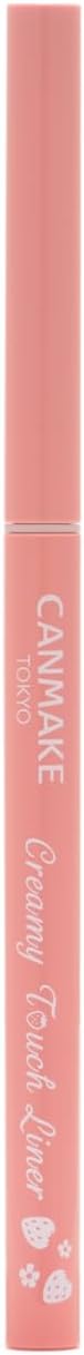 Canmake Creamy Touchliner 14 Strawberry Cupid Eyeliner Pencil Gel Smooth Fine Leads Pink
