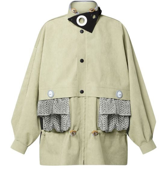 LOUIS VUITTON Crochet Pocket Parka - Image 1
