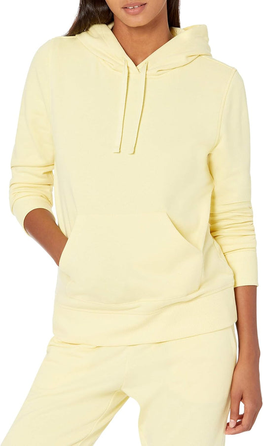 Essentials Sudadera con capucha, de vellón, para mujer