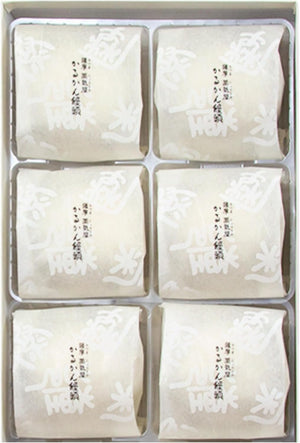 Satsuma Steamya, Karukan Noodle (6 Pieces), Kagoshima, Souvenir, Confectionery Bag Included