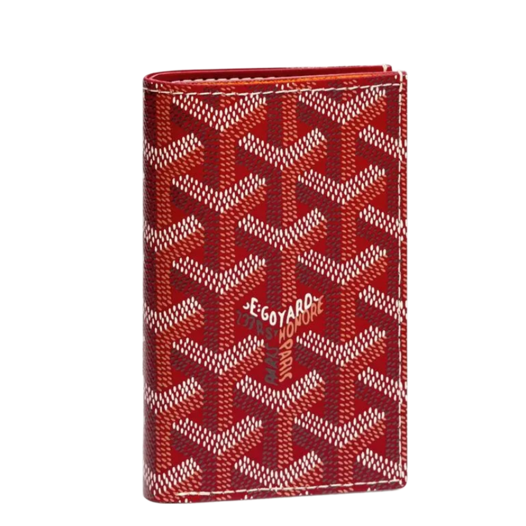 GOYARD SAINT-PIERRE 'RED' CARD WALLET