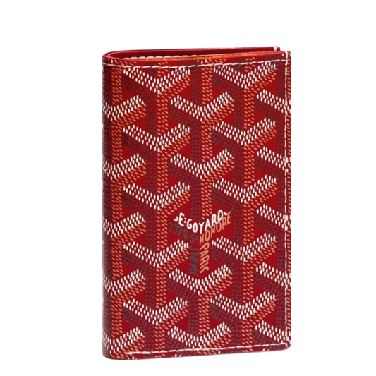 GOYARD SAINT-PIERRE 'RED' CARD WALLET