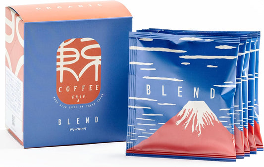 Tokyo Coffee Original Organic Drip Coffee, Regular Coffee, Drip Pack, 5 Bags, Petite Gift