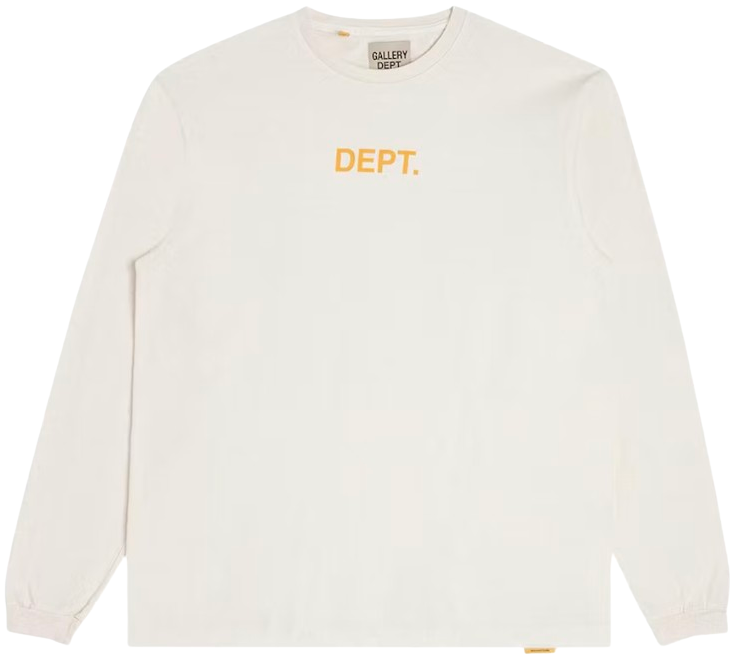 GALLERY DEPT. 'LOGO' LONGSLEEVE CREAM