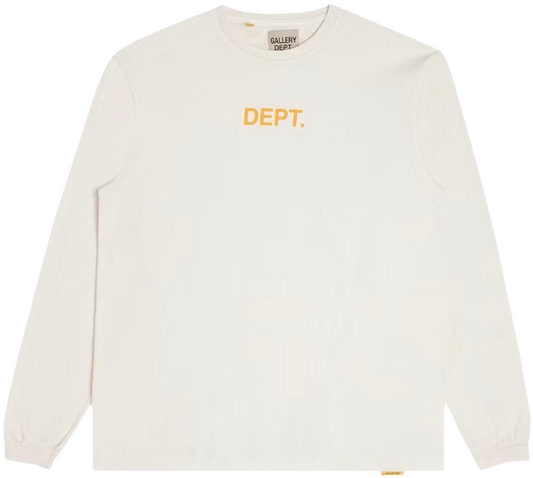 GALLERY DEPT. 'LOGO' LONGSLEEVE CREAM