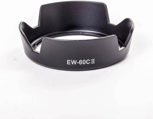 Toileum EW-60C II Lens Hood (For Canon EF-S 18-55mm f/3.5-5.6 Lens for Canon EF 28-80mm f/3.5-5.6 V USM Lens for Canon EF 28-90mm f/4-5.6 II USM Lens) ew-60c II Bayonet Lens Hood lens shade