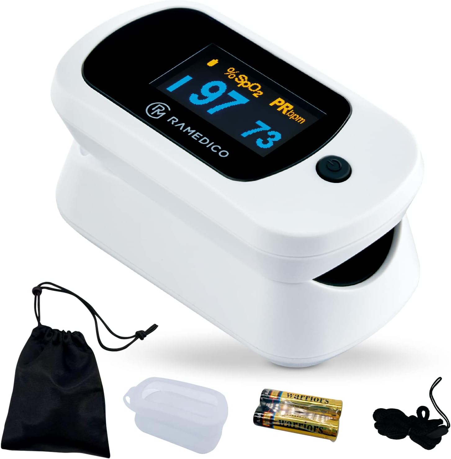 RABLISS Pulse Oximeter, For Medical Use, Home Use, Normal Value, Blood Oximeter, Heart Rate Monitor, Pulse Monitor, Spo2