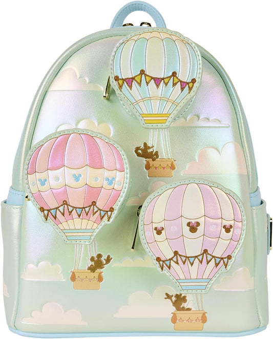 Loungefly Disney Mickey & Friends - Mini mochila con globo aerostático