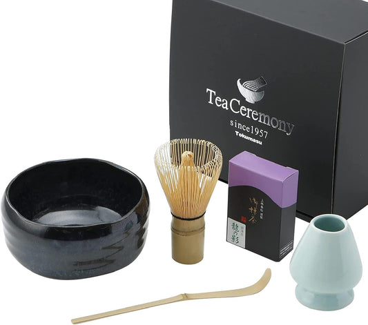 Tokumasu Tea Ceremony Tokumasu Tea Ceremony Tokumasu Tea Set, Japanese Matcha Bowl, Mino Yaki, Matcha Set, Made in Kyoto, Uji Matcha Tea Tea Ceremony Tokumasu Tea Ceremony Tea Tea Ceremony Tokumasu