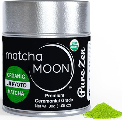 Matcha Moon Kyoto Uji Matcha Organic Organic Cultivation No Pesticides Additive Powder Organic Ceremonial Grade Japanese Matcha 1.1 oz (30 g)