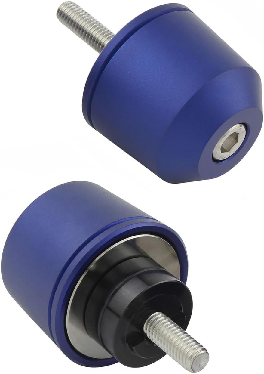 POSH Motorcycle Supplies Handlebar End Middle Weight Bar End Honda/Suzuki Genuine Handle M6 Type CB1300SF/SB | CT125 Hunter Cub Matt Blue 032979-31-10 Bar End Cap