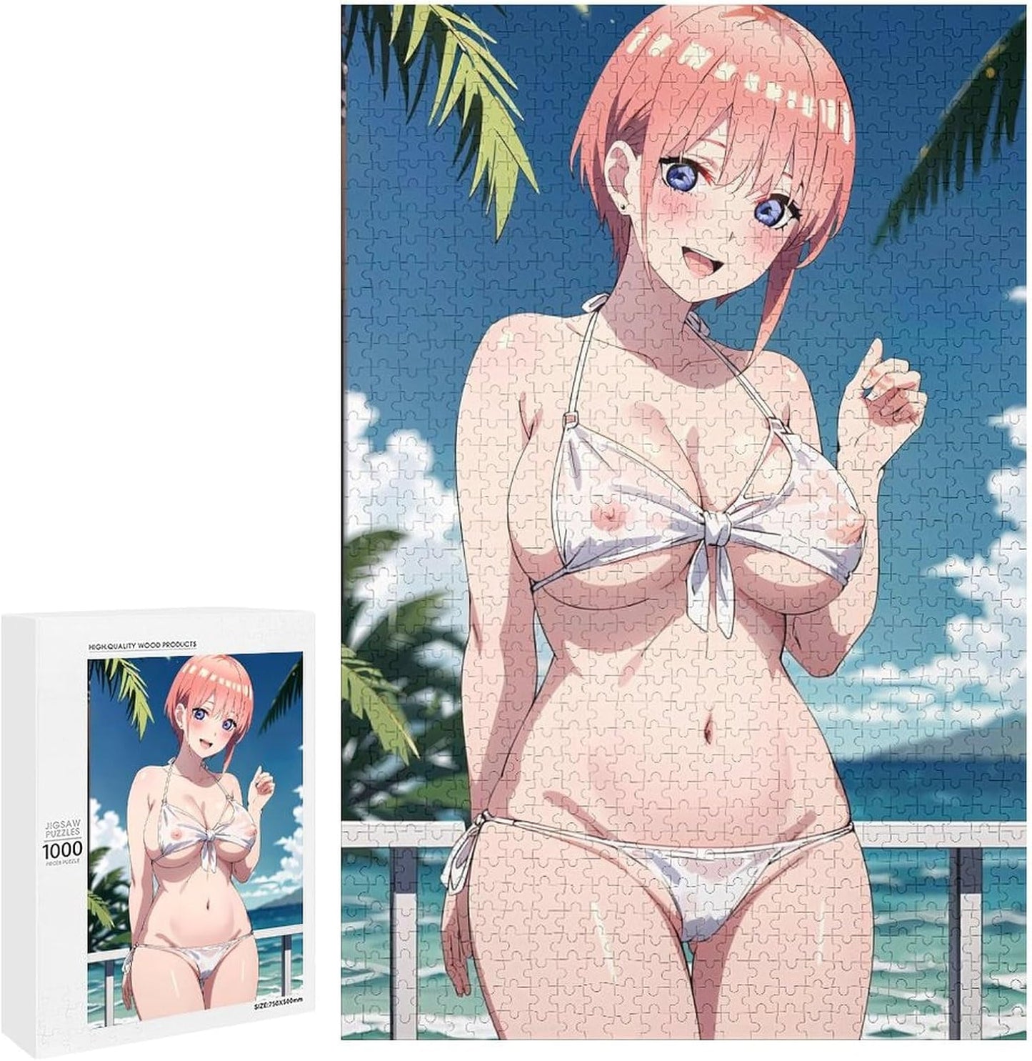 Quintessential Bride Puzzle, Recreational Anime Goods, Popular, Adults, Unisex, Lovers Toy, First Choice, Wooden, Cartoon, Wall Decor, Birthday Gift, 300/500/1000pcs