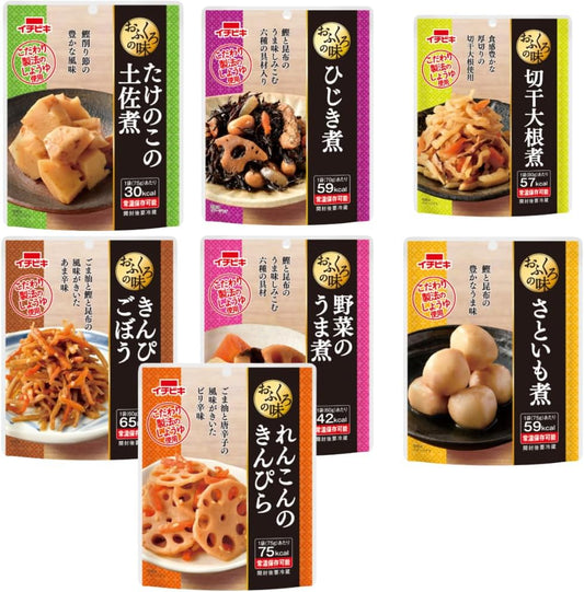 (14 Bag Set) Oma Flavor, 7 Types, 14 Meals, Assorted Set, Ichibiki Retort Foods, Side Dishes, Vegetables, Simmered Foods, Room Temperature, Preserved Foods, Original Stickers Included