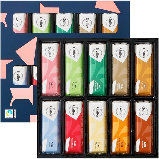Galler 2024 Galley, Chocolate Gift, Mini Bar, 12 Pieces, Gift for the Aged