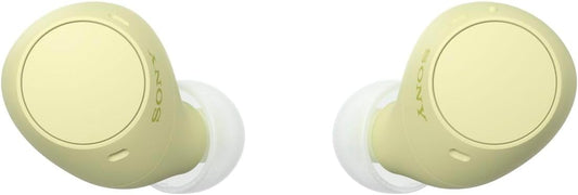 Sony WF-C510 Fully Wireless Earbuds, Lightweight, Small 0.1 oz (4.6 g), High Precision Call Quality, Supports External Sound Capture, Multi-Point Support, IPX4 Splashproof Performance, Yellow/WF-C510