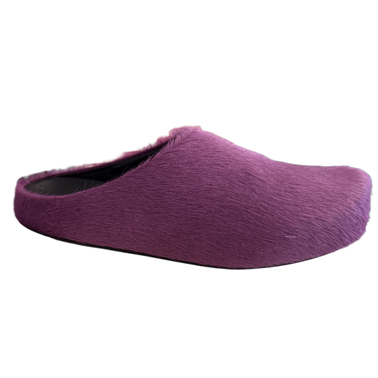 MARNI 'PURPLE' SABOT SLIPPERS