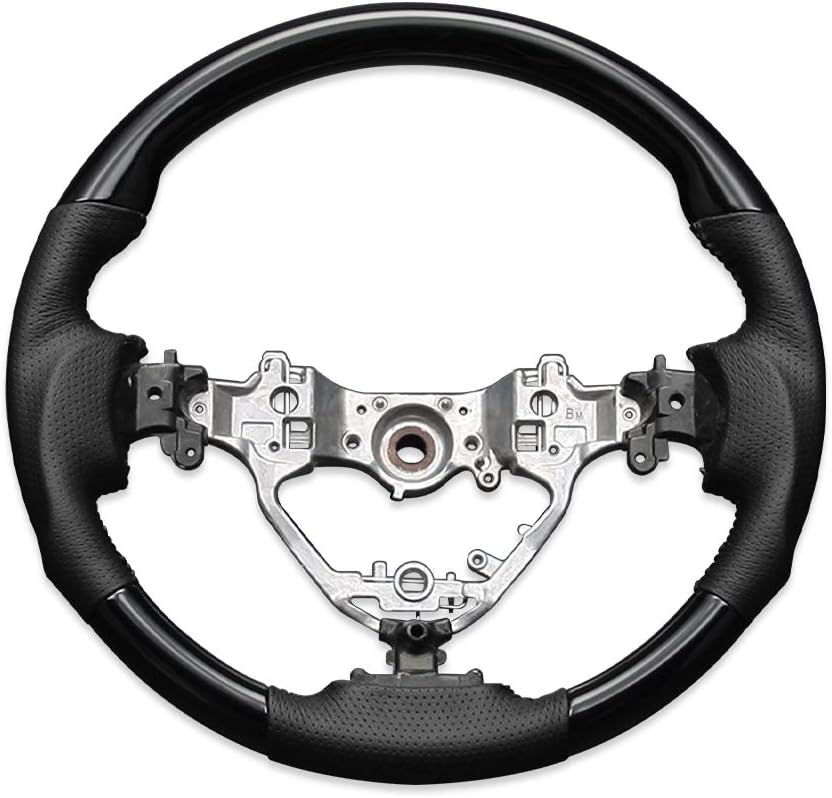 Genuine Replacement Steering NOAH/VOXY Noah/Boxy 80 Series Harrier 60 Series Gun Grip Type Handle Custom Parts (Piano Black)