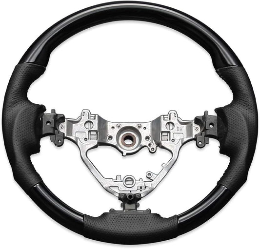 Genuine Replacement Steering NOAH/VOXY Noah/Boxy 80 Series Harrier 60 Series Gun Grip Type Handle Custom Parts (Piano Black)