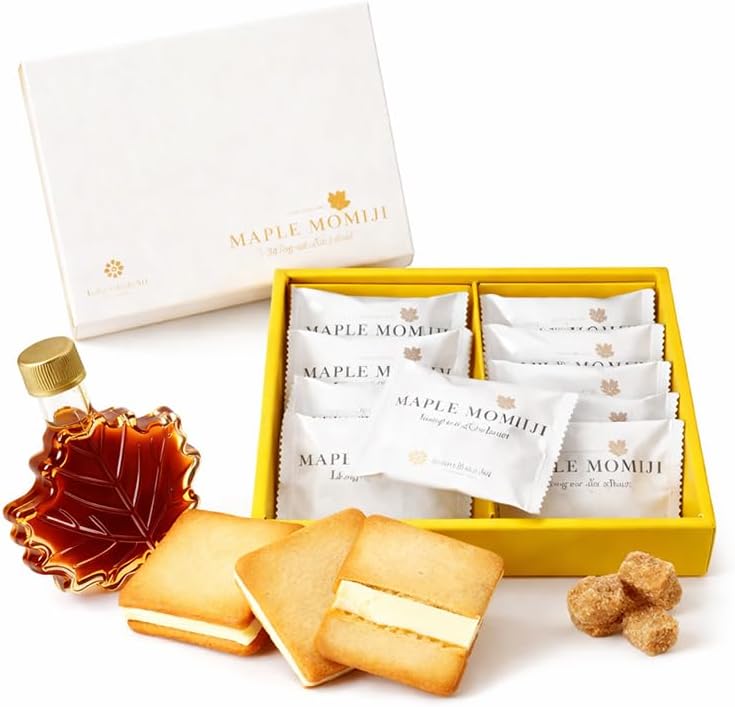 Maple Momiji Langdosha Maple Butter Cookies (Pack of 10)