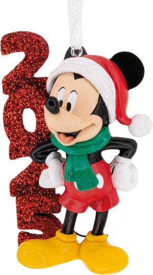 Hallmark Disney - Adorno de Navidad de Mickey Mouse 2025, regalos para fanáticos de Disney