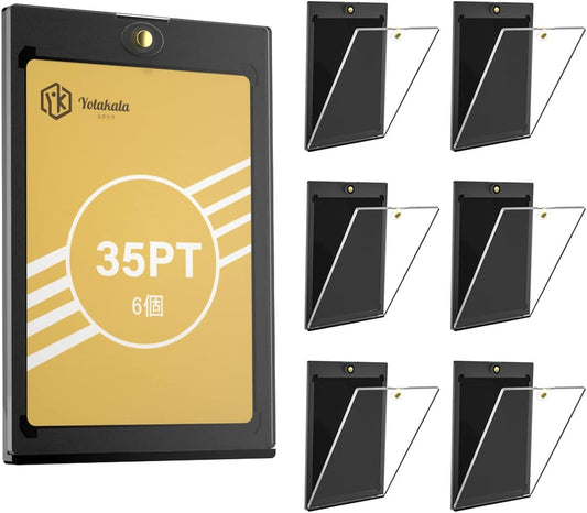 Yotakala Magnetic Loader, UV Protection, 35 PT Stand, Pokémon Dress, Compatible with YuGiOh Duema MTG, Cut Magnetic Holder, Card Protection, Storage, Trading Card Protective Case, Pokécards,