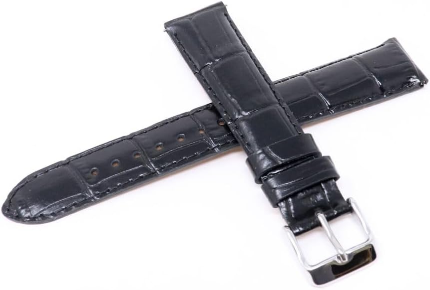 Seiko RS01C19BK Men's Band, Wristwatch, 0.7 inches (19 mm), Cowhide Leather, Black, Care Instructions Included