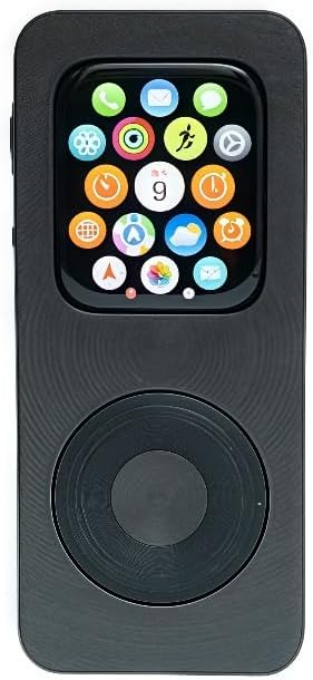 Apple Watch Series 7/8/9 Retro Gaming Protective Cover for iWatch Pod Expander, White/Black (Black)