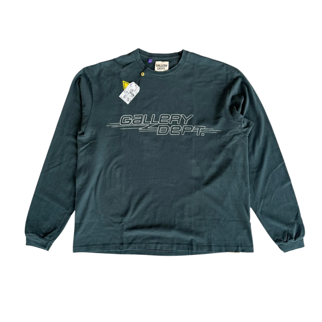 GALLERY DEPT 'BLACK' SKATE LOGO LONGSLEEVE TEE