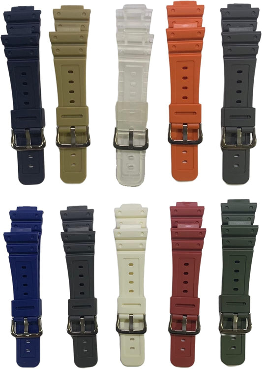 Watch Replacement Strap Band for G-Shock Ga2100 2110 gm5600 gm6900 Series with Spring Bars