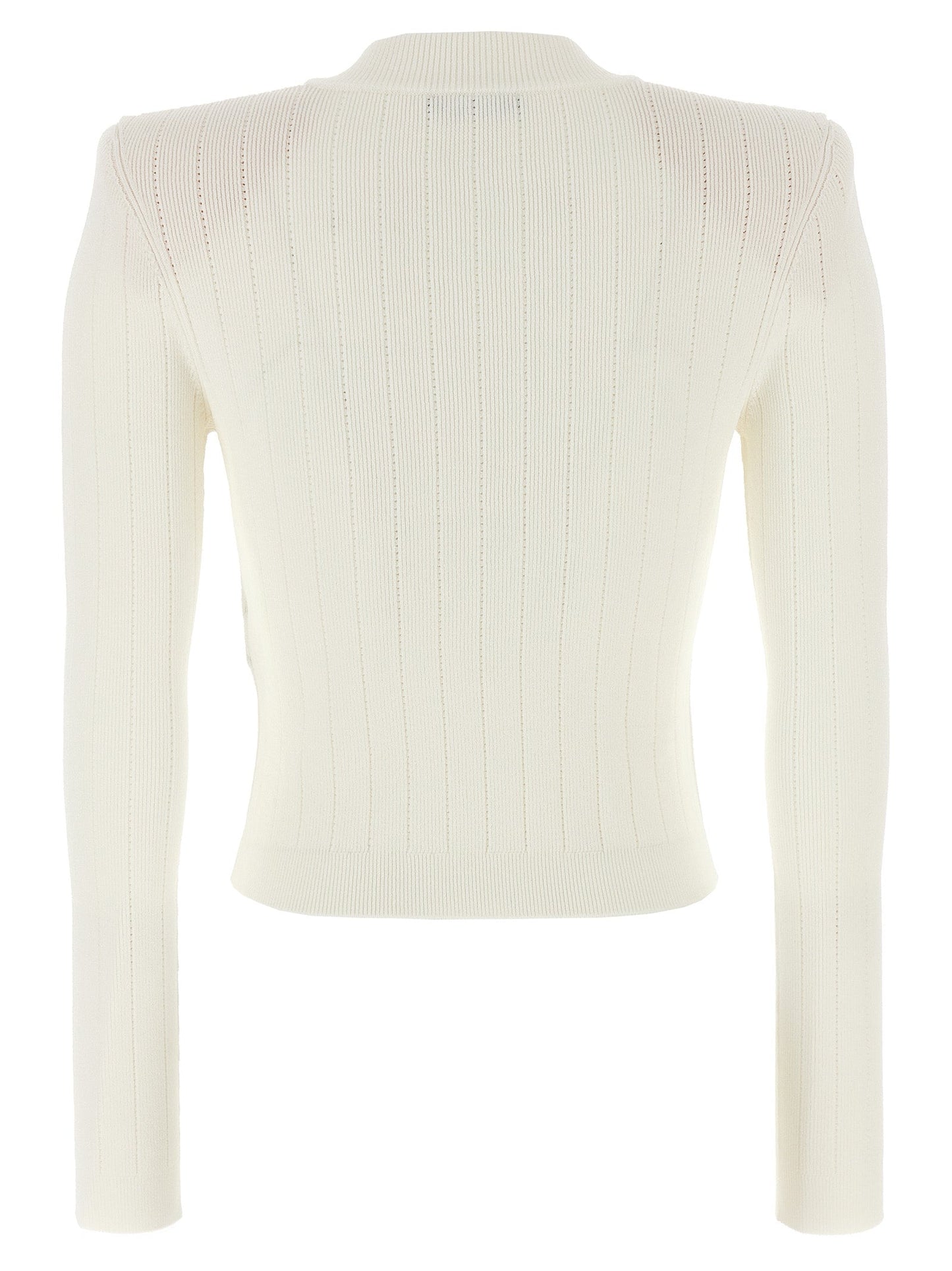 Balmainロゴボタンカーディガン - Image 1