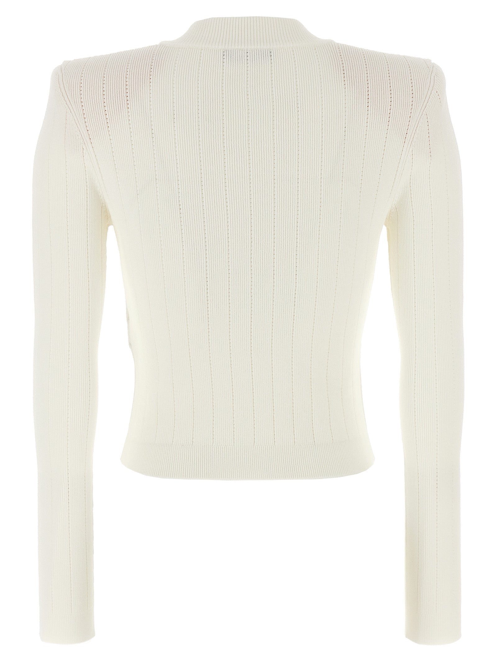 Balmainロゴボタンカーディガン - Image 1
