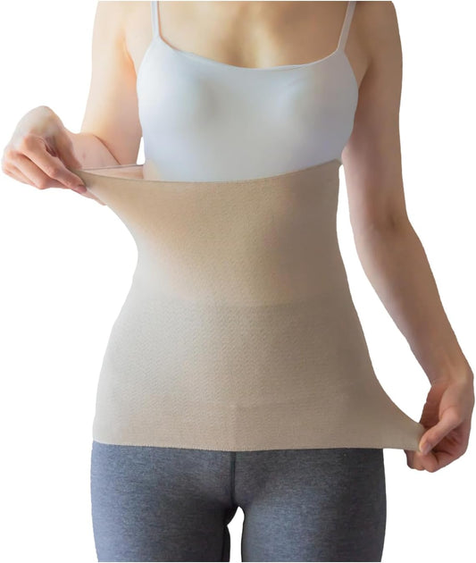 SOWAN Stomach Band, 2 Piece Set, 100% Organic Cotton, Dull Color, Cold Protection, Warm, Pregnant, High Elasticity, Women's, Men's, Unisex, Made in Japan