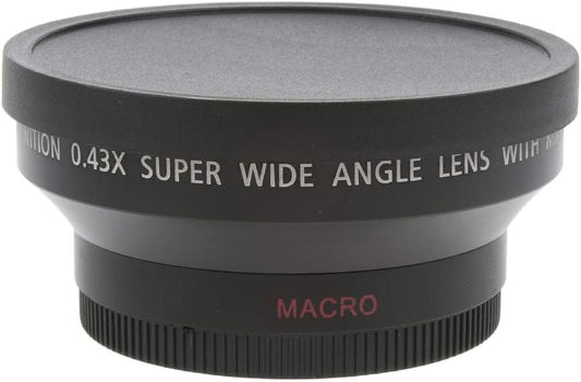 KESOTO 0.43X 62mm Wide Macro Lens Conversion Lens for Sony Canon Nikon Cameras