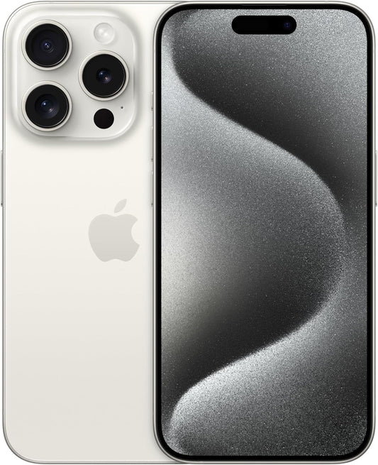[Refurbished] Apple iPhone 15 Pro 256GB White Titanium SIM Free 5G Compatible (Refurbished)