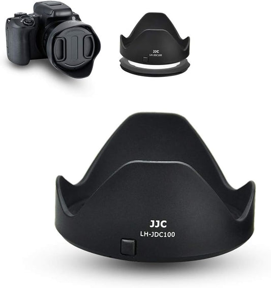 67mm Lens Hood Shade & Filter Adapter Canon PowerShot SX70 HS SX540 HS SX530 HS SX520 HS G3 X SX60 HS SX50 HS SX40 HS SX30 SX20 is a replacement for Canon LH-DC100 & FA-DC67B