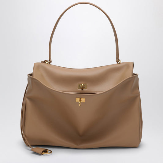 Balenciaga Smooth Coffe Milk Calfskin Large Rodeoバッグ - Image 1