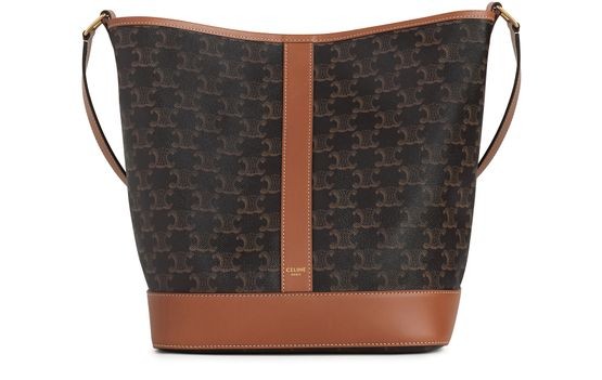 CELINE Medium bucket bag in Triomphe canvas - Image 1